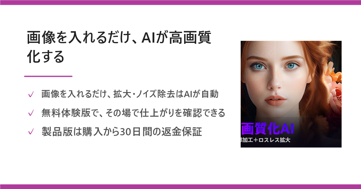 Aiarty Image Enhancer (AI画像高画質化)